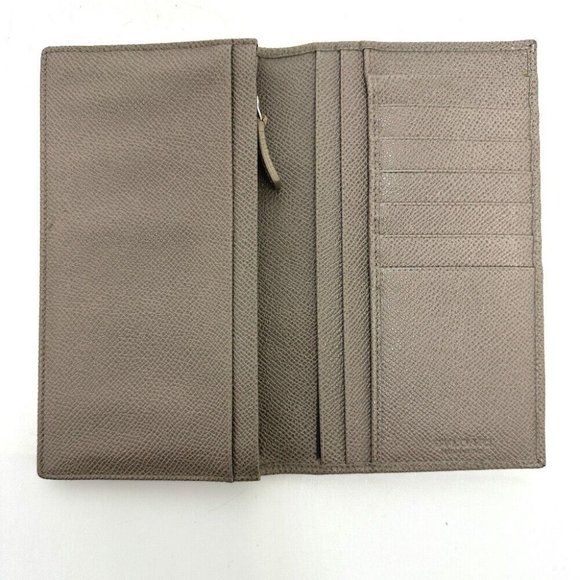 BVLGARI Folded wallet Leather gray - Picture 8 of 10